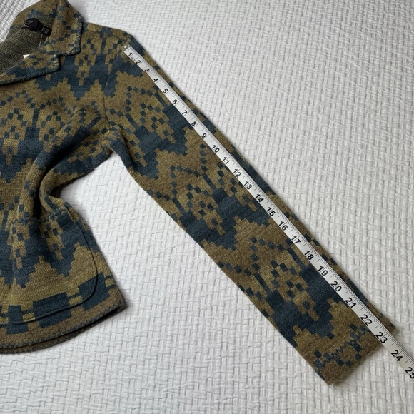 $995 RRL Ralph Lauren Southwestern Cotton Linen Wool Cardigan WOMEN Sz XS 1 RARE - Picture 15 of 16